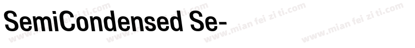 SemiCondensed Se字体转换